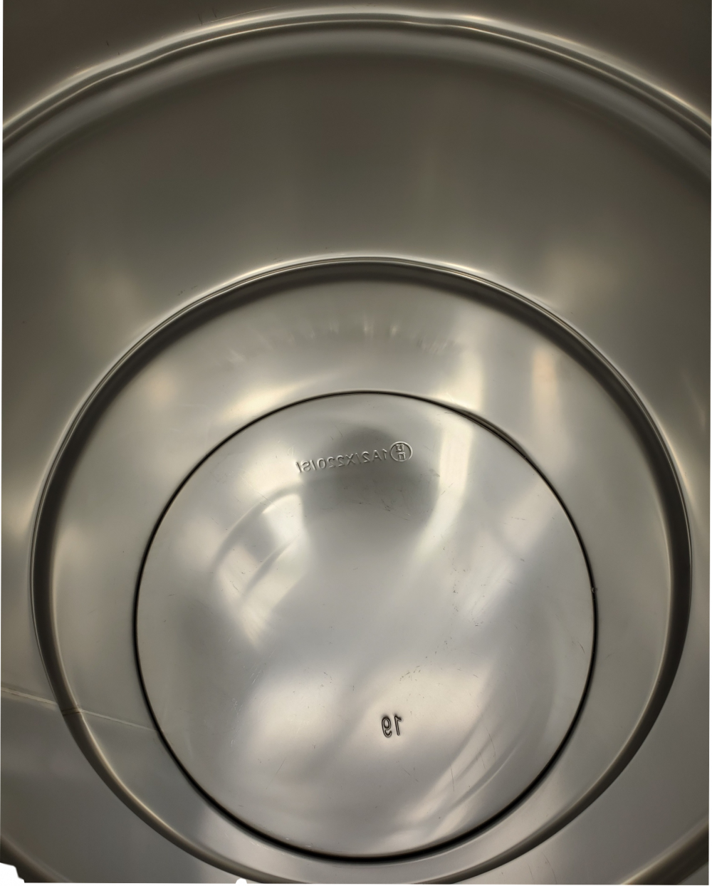 New 55 gallon open top stainless steel barrel