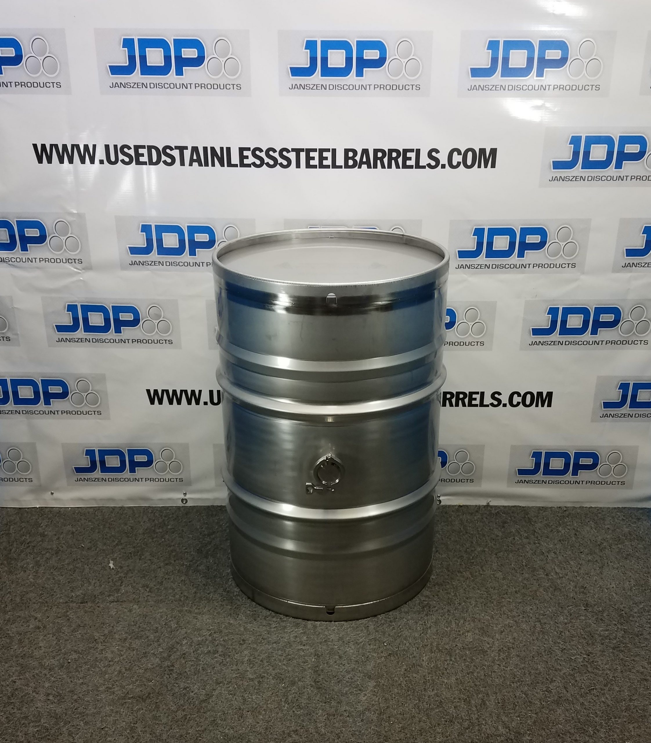 New 55 Gallon Stainless Steel Barrel