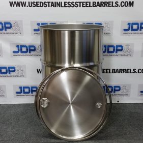 New Open Top Stainless Steel Drum