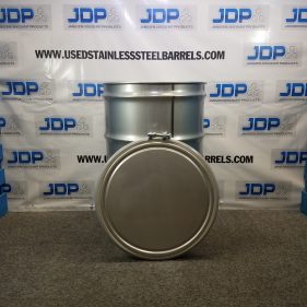 New open top stainless steel drum