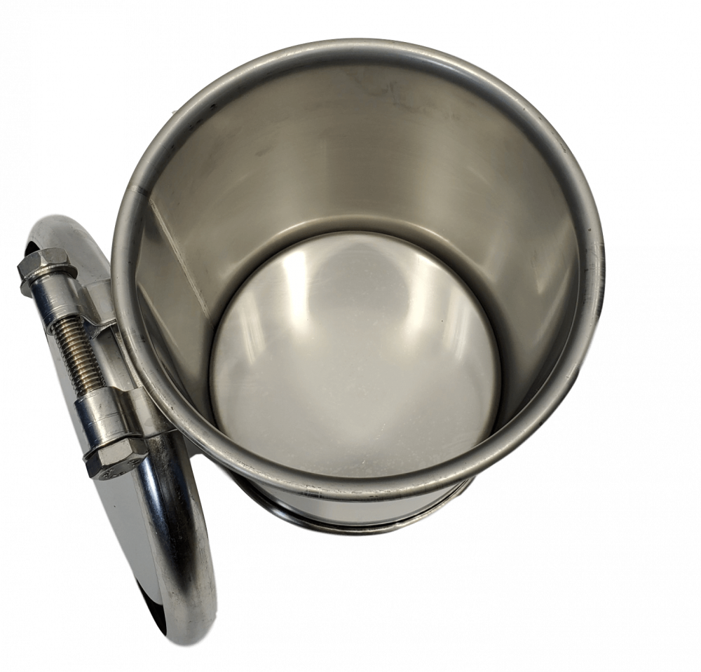 New 1.5 gallon stainless steel barrel