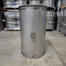 33 gallon stainless steel wine barrel